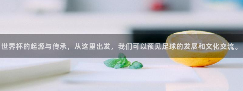 世界杯官网入口：世界杯的起源与传承，从这里出发，我们可以预见足球的发展和文化交流。
